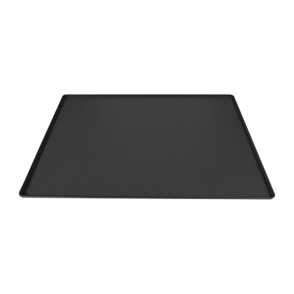Silicone Pet Food Mat Waterproof Leakproof Placemat with Raised Edges Non-Slip Heavy Duty Floor Protector for Cats and Dogs Supplies 24x16 Inch
