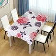 thumbnail image 7 of Coolnut Floral Pattern Tablecloth, Waterproof Washable Polyester Square Table Cover, Durable Tablecloth for Kitchen Dining Table Party Decor, 60"X 120", 7 of 7