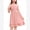 Pink, variant on Kids Girls Sleeveless Double Layered Ruffle A-line Dress Sundress Casual Dress for Birthday Holiday Party Back to School Summer 11-12 Years White