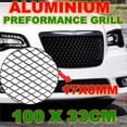 thumbnail image 1 of 100x33cm Aluminium Racing Grille Mesh Vent Race Car Tuning Bumpers Grill Black, 1 of 5