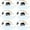 6PK - Standard, variant on Halo 5-inch and 6-inch LED Retrofit Baffle Downlight, 3000K Soft White Recessed Lighting