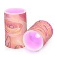 thumbnail image 7 of Yayeee Flameless Candles with Remote Flickering Battery Operated Multi Color Changing, Pink Flowers, 7 of 7
