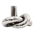 thumbnail image 1 of Estatua de cerámica de nudo irregular, estética contemporánea, manualidades creativas para Plata, 1 of 9