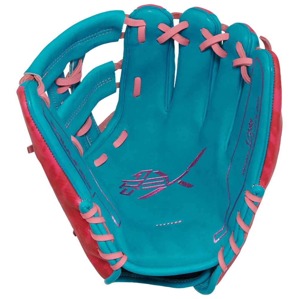 Rawlings LE REV1X Electric Unicorn 11.5" Baseball Glove (REV204-32TE) Pink/Blue 11.5