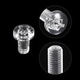 thumbnail image 4 of Unique Bargains M3x5mm Plastic Phillips Bolts PC Pan Head Machine Screws Transparent 50 Pack, 4 of 5