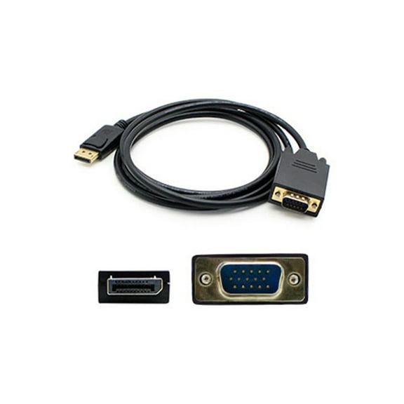 Addon Accessories DP2VGA-HDMI-DVI-B Dp Bndl Dp To Vga Hdmi & Dvi Adap Black Adapter