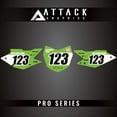 thumbnail image 3 of Attack Graphics Pro Series Number Plate Backgrounds for Kawasaki KLX140G 2019, 3 of 4