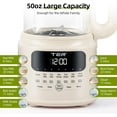 thumbnail image 5 of Nut Milk Maker Machine 50oz Automatic Almond Milk Maker for Homemade Coconut, Oat, Soy, Plant-Based Milk, Juice with 24H Delay Start/Keep Warm/Self Cleaning, 5 of 7