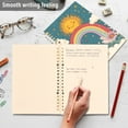 thumbnail image 4 of FORMRS 1-Subject Spiral Notebook 8" x 5" College Ruled 60 Refillable Sheet A5 Hard Cover, 2 Pack, Blue Rainbow, 4 of 7
