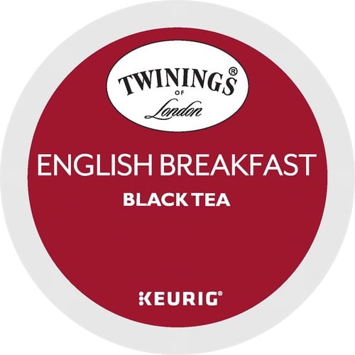 Twinings English Breakfast Black Tea K-Cup Compatible with Keurig Brewer - Black Tea - English Breakfast - 24 / Box