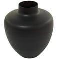 thumbnail image 6 of DecMode 13" Black Glass Vase, 6 of 12
