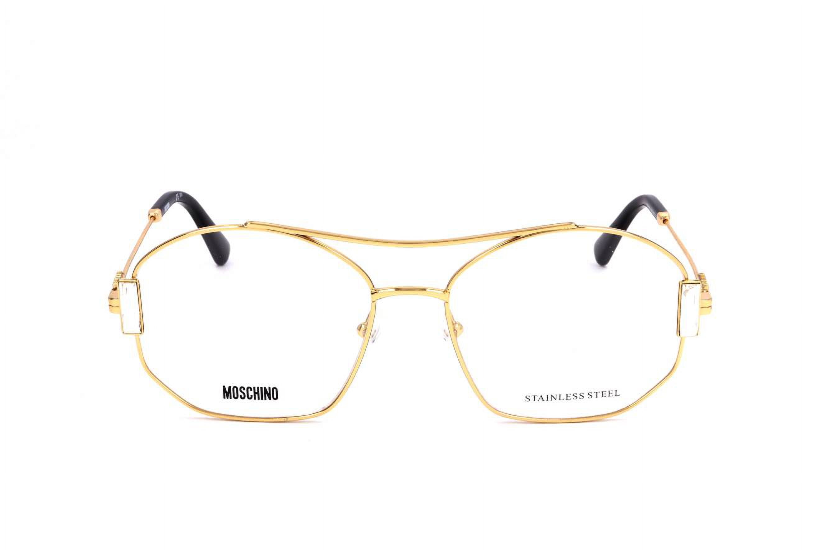 Moschino シオメトリックフレムメカネ MOS563 J5G Moschino シオメトリックフレムメカネ MOS563 J5G Moschino