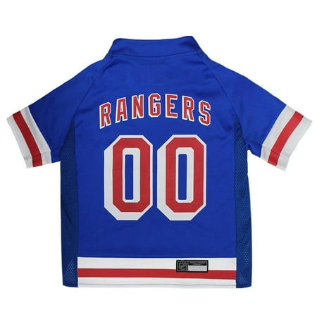 UPC: 0849790077515 | Pets First NHL New York Rangers Mesh Jersey for Dogs and Cats – Licensed