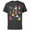 Charcoal, variant on Disney Princess Magical Print - Short Sleeve Cotton T-Shirt for Adults - Customized-Black