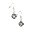 thumbnail image 3 of Delight Jewelry Silvertone Chinese Coin Silver tone Infinity French Earrings, 3 of 4