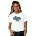 thumbnail image 3 of Dog Carrier Flying Vacation Airplane Men's Graphic T Shirt Tees Brisco Brands X, 3 of 4