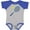 Baseball Heather and Royal, variant on Inktastic Blue Tennis Racket and Ball Boys or Girls Baby Bodysuit