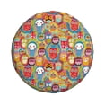 thumbnail image 3 of Rv Spare Tire Cover 15 inch - Boho Cute Owls Tire Covers for Trailers, Adjustable Camper Spare Tire Cover, 3 of 7
