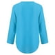 thumbnail image 4 of Qucoqpe - Camisas de gasa con cremallera para mujer, blusas holgadas con cuello en V, media manga, dobladillo curvo, para oficina, negocios, informales, lisas, con mangas enrolladas, para salir, 4 of 8