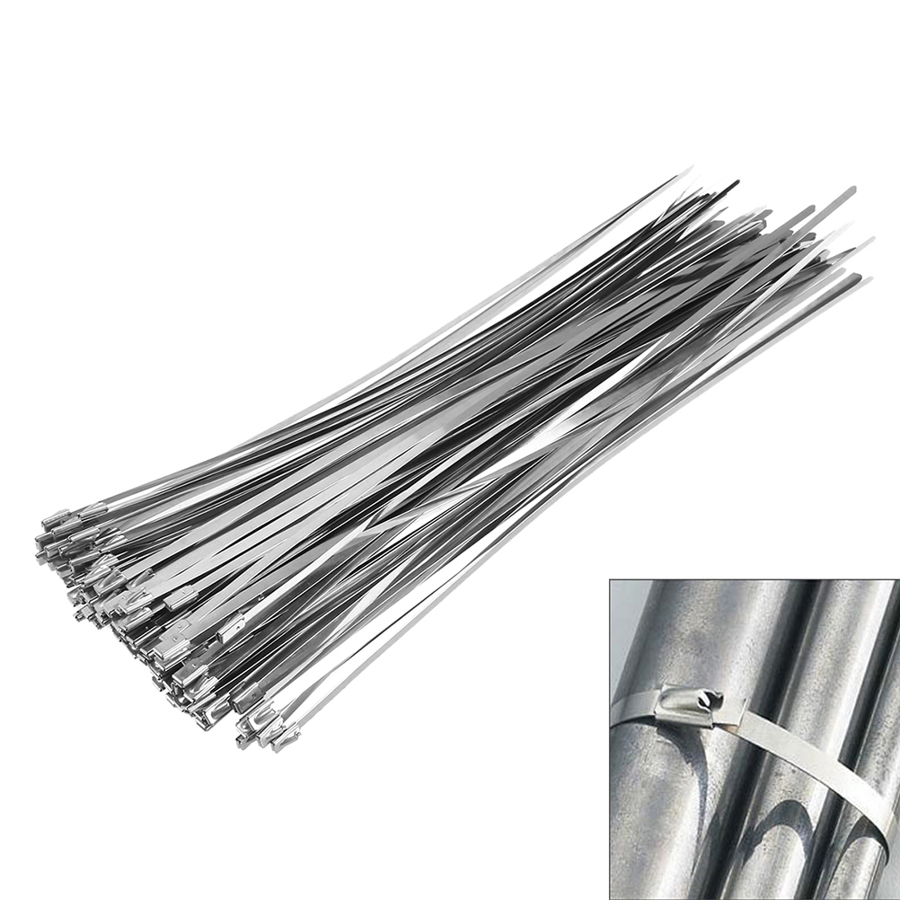 SelfLocking Cable Tie 200pcs SelfLocking Stainless Steel Metal Cable
