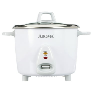 Aroma® 6-Cup (Cooked) Select Stainless® Rice & Grain Cooker - Walmart.com