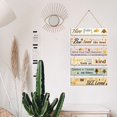 thumbnail image 7 of MUCHENGGIFT 4 Pieces Home Wall Decor Signs, THIS IS US/ TOGETHER/ BLESS THIS HOME/ FAMILY Wall Decor For Living Room Bedroom, Rustic Wooden Farmhouse Wall Art Decor, 4.7 x 13.8 Inch(White), 7 of 7