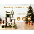 thumbnail image 4 of Christmas Cat Tree - Must Have Viral Product for Cats Spacious Freestanding Tree with Sisal Posts Gothic Coffin Bed & Festive Design, 4 of 7