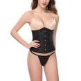 thumbnail image 4 of Frontwalk Ladies Plain Swiss Dots Trimmer Cincher Hourglass Slim Corset Slimming Belly Gym Workout Girdle, 4 of 8