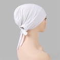 thumbnail image 4 of MSJUHEG Floral Scarf,Bandanas,Hair Coverings,Hair Bandanas,Silk Hijab,Cancer Wrap Head Cover Headwear Cap Hair Cap Hat Turban Heardband I One Size, 4 of 4