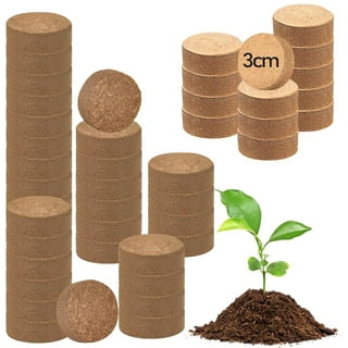 Home and Country USA Coconut Fiber Compressed Coco Coir Brick. Great to use  as a Compost Starter for Your Home Garden. Coco Coir Provides Organic