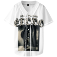 thumbnail image 2 of Peso Pluma Exodo Tour 2024 Baseball Jersey V-neck Short Sleeved, 2 of 4
