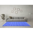 thumbnail image 3 of Ahgly Company Indoor Rectangle Abstract Blue Contemporary Area Rugs, 5' x 7', 3 of 4