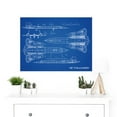 thumbnail image 2 of SR-71 Blackbird Habu US Aircraft Spy Plane Blueprint Plan Large Wall Art Poster, 2 of 4