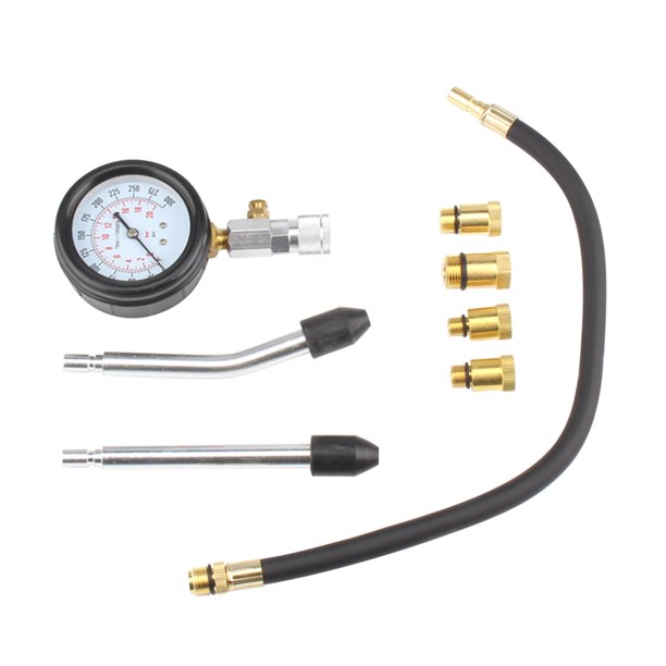 Compresión Motor de Gasolina Motor de compresión Kit Gases Motor Cilindro Cilindro Gasador de compresor Herramienta de Prueba Conjunto de Herramientas de Motocicletas para