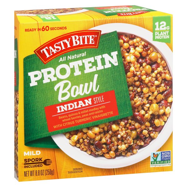 Tasty Bite Indian Protein Bowl, 8.8oz Pack Of 6