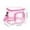 Hot Pink, variant on Clear Lunch Bag - Reusable Adult Large Lunch Box for Women and Men with Adjustable Shoulder Strap, Gray