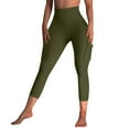 thumbnail image 3 of BLVB Butt Lifting Leggings with Flap Pockets Workout Cargo Leggings for Women High Waist Stretch Running Yoga Pants, 3 of 6