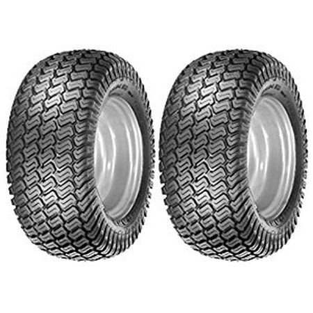 Oregon Pair of 4 Ply Lawn Mower Garden Turf Master Tread Tires for Tractors 15-6.00-6,