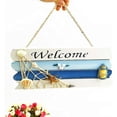 thumbnail image 1 of Wooden Welcome Sign, Decorative Wood Welcome Plaque for Hanging Door, 1 of 5