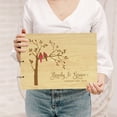 thumbnail image 2 of Darling Souvenir Personalized Engraved Laser Cut Wedding Guest Book Wooden Cover Sign-in Book Registry Guestbook Scrapbook-1S, 2 of 7