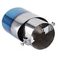thumbnail image 4 of Tubo De Escape Recto De Coche Universal De Acero Inoxidable Azul Cromado Silenciador Trasero Punta Garganta Trasera Moyic VI002939-00, 4 of 7
