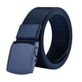 thumbnail image 2 of JUNWELL Nylon Belt Adjustable Exquisite Plastic Buckle Men Lightweight Waist Belt for Daily Wear, 2 of 8