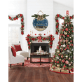 thumbnail image 3 of Front Door Porch Decorations Happy Holidays Door Hanging Sign 12 inch Wooden Wall Sign, Rustic Holiday Wreath Decor for Front Door Porch Home Window Wall Farmhouse Decorations, 3 of 5