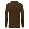 thumbnail image 3 of HAOMEILI Men's Quarter Zip Up Sweaters Slim Fit Lightweight Mock Neck Pullover Casual Polo Sweaters, 3 of 5