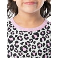 thumbnail image 6 of Fruit of the Loom Girl's Snug Fit 100% Cotton Pajama Sets, 4-Piece, Sizes 4-12, 6 of 20