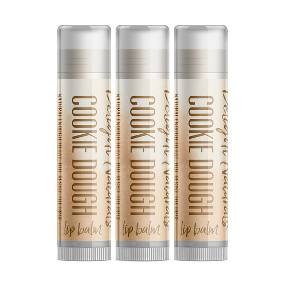 Delight Naturals Cookie Dough Lip Balm - 3 Pack