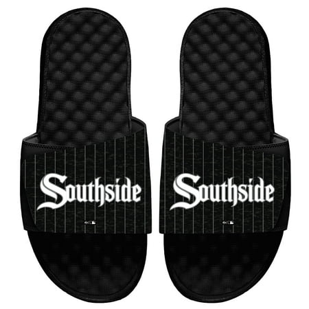 

Men s ISlide Black Chicago White Sox 2021 City Connect Logo Slide Sandals