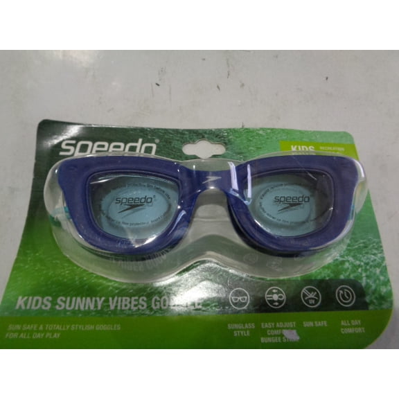 Speedo Kids' Boys Sunny Vibes Bayside Goggles - Blue/Celeste