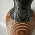 thumbnail image 5 of Handmade Rattan Floor Vase (Set Of 3), Tall Vase, Two-Tone Finish, Flower Decorative Vase, 5 of 7