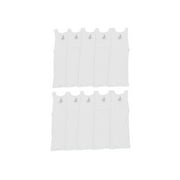 Hanes Men's Super Value Pack White Tank Undershirts, 10 Pack